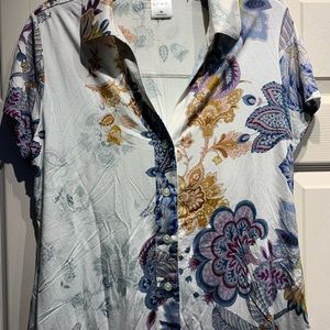 Soma Cool Nights Brighton Pajama Top Medium M